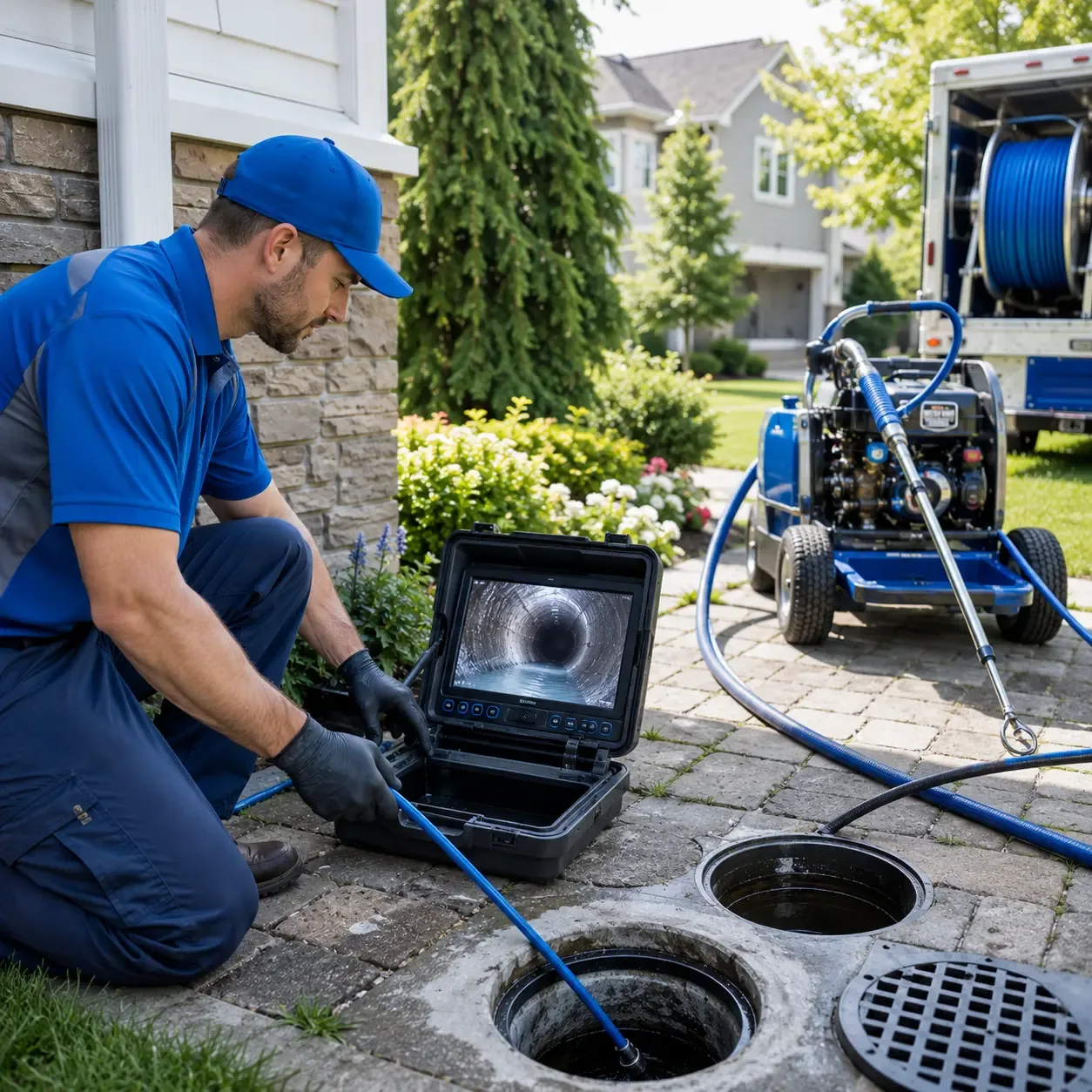 Outdoor drain cleaning professionals serving Moosup, CT
